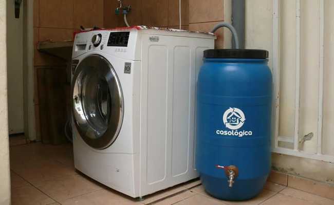 คุณใช้น้ำจากเครื่องซักผ้าไหม
