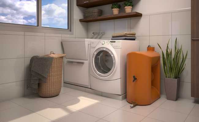 El kit de reutilització d'aigua de la rentadora és pràctic i estalvia