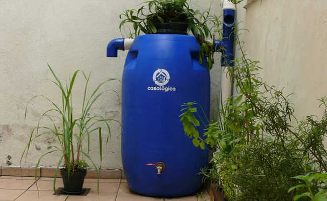 Mini cisterna: sistema de captació de pluja