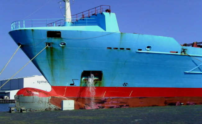น้ำอับเฉาที่เรือใช้อาจเป็นอันตรายต่อระบบนิเวศทางทะเล