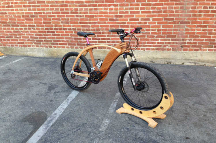 จักรยานที่ทำจากไม้