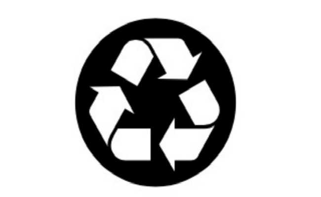 símbol que indica que el producte conté paper reciclat