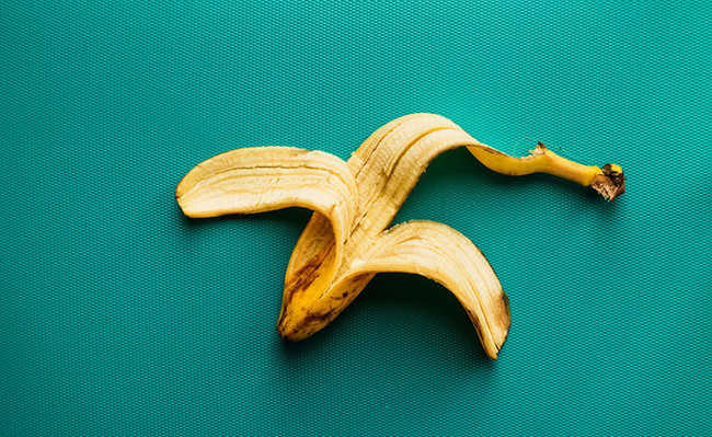 uživajte u kori od banane