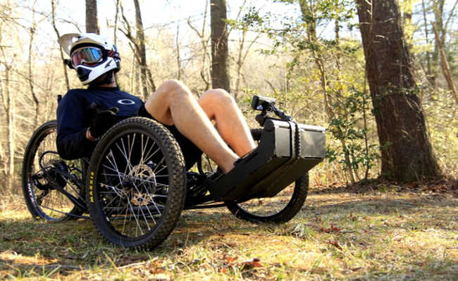 오프로드 자전거 디자인은 모든 유형의 장애인에게 적합합니다.