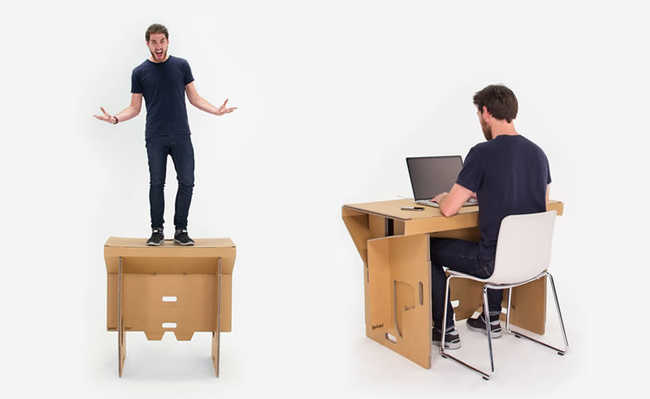 Refold: โต๊ะทำงานที่ยั่งยืนและพกพาได้