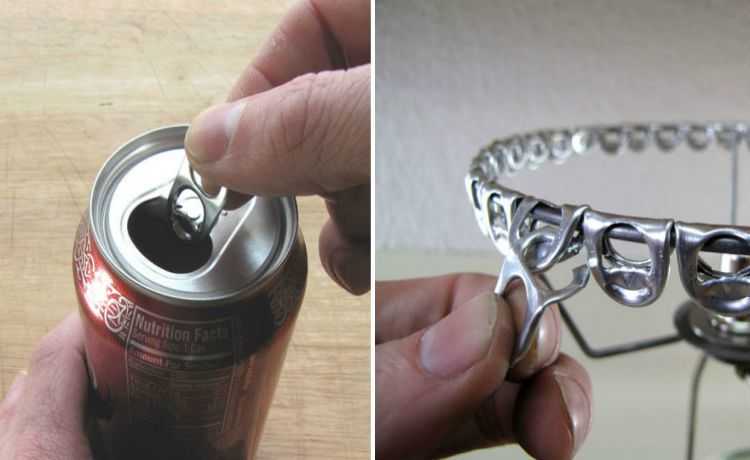 แหวนดีบุกนำมาใช้ใหม่ในโคมไฟ
