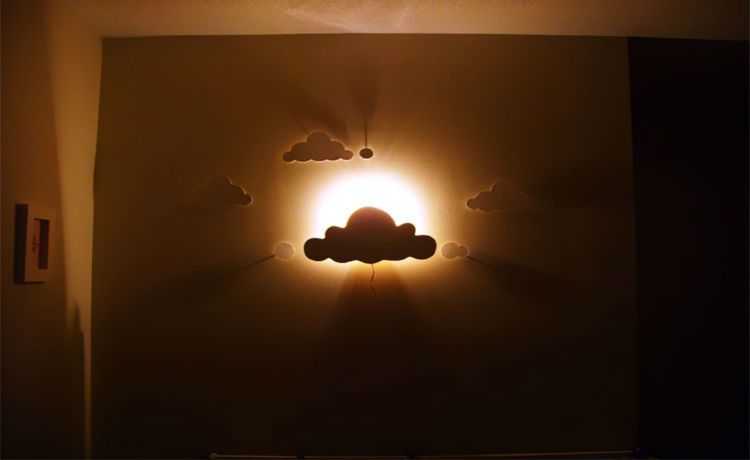 Светильник в форме облака