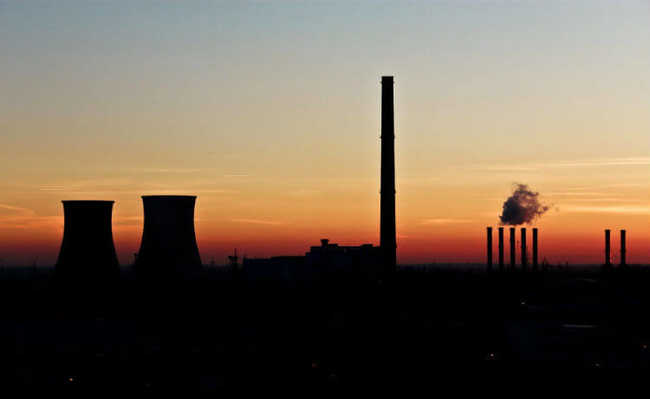 العصر الصناعي ، التلوث ، توليد الطاقة