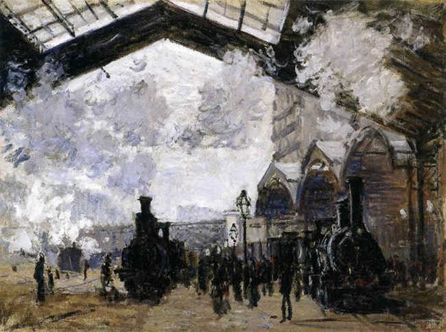 مونيه ، The Gare Saint-Lazare